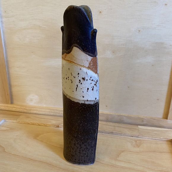 Vintage Robert Parrott Mid-Century Modern Signed Studio Art Pottery Ceramic Vase - Picture 2 of 11